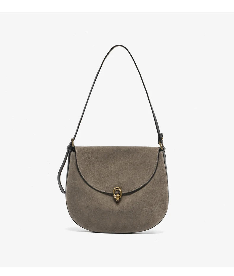 Mini Matte Leather Crossbody Shoulder Bag for Women