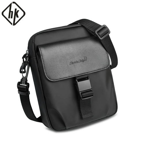 Mini Crossbody Shoulder Bag for Men – Water-Resistant Travel Passport Pouch
