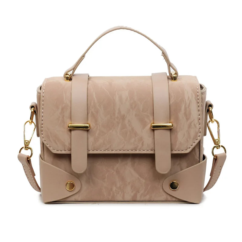 Autumn Winter Retro Messenger Small Bag Women S Trendy Shoulder Sense Portable Square