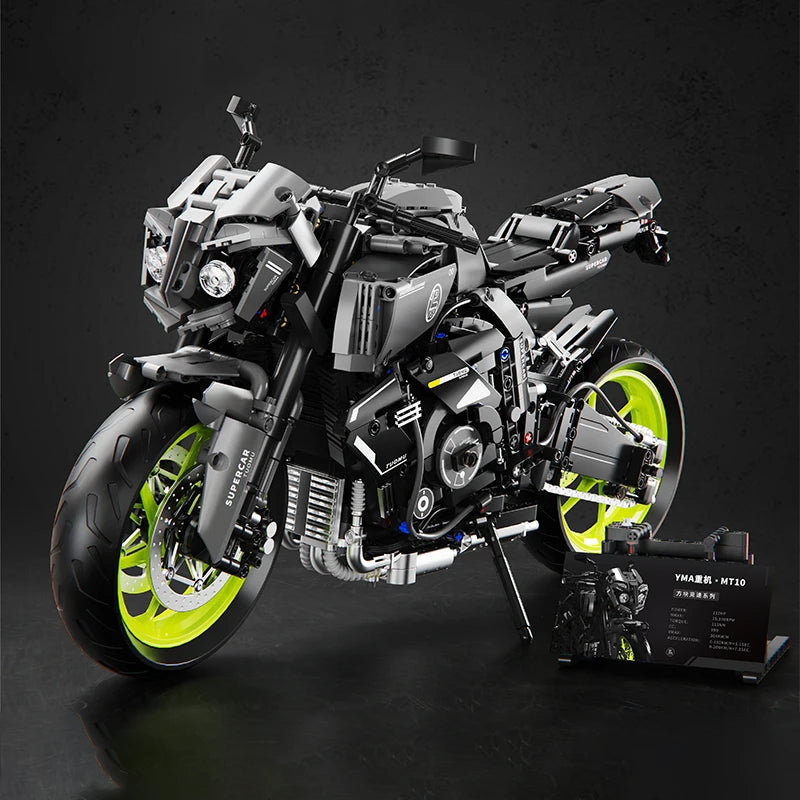 Motorcycle Building Blocks Kit – 1987pcs STEM Model Set