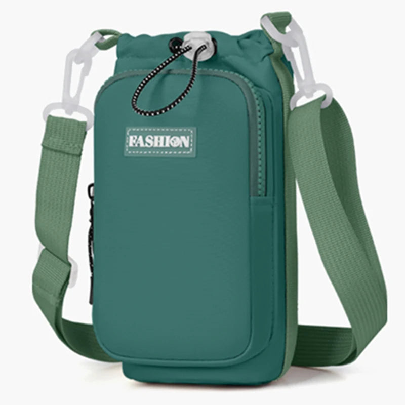 Mini Crossbody Phone Bag with Water Bottle Holder for Women