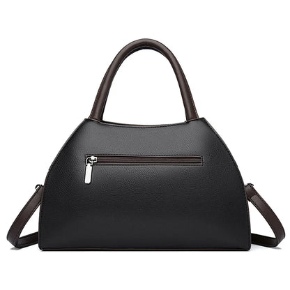 Luxury Floral Embossed Leather Handbag for Women