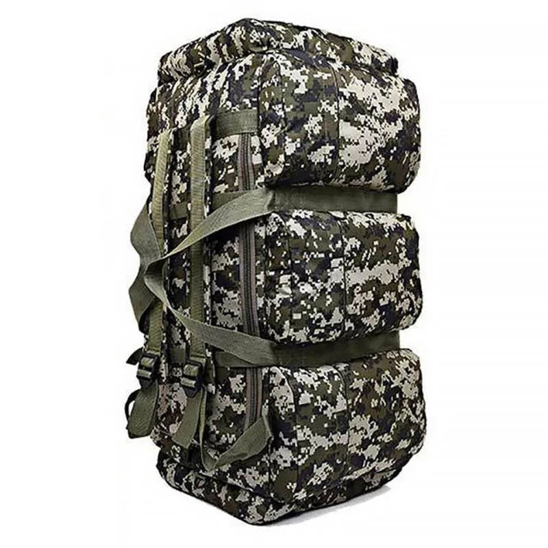 Tactical Duffel Backpack 100L – Military Camping & Travel Bag