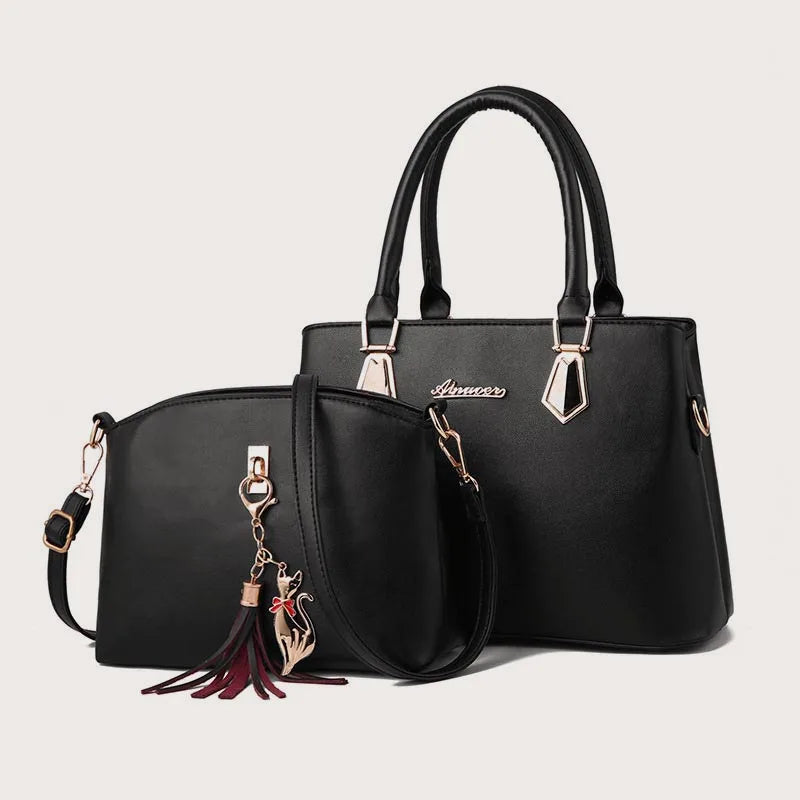 Women's 2-Piece Crossbody Handbag & Tote Set