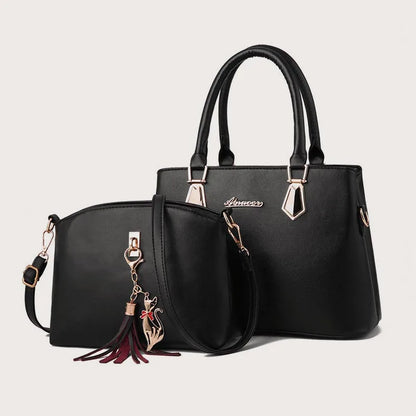 Women's 2-Piece Crossbody Handbag & Tote Set