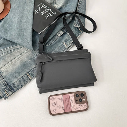 Waterproof Nylon Crossbody Messenger Bag – Unisex Shoulder Bag
