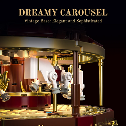 Retro Telephone MOC Building Set – Carousel Bricks Room Decor