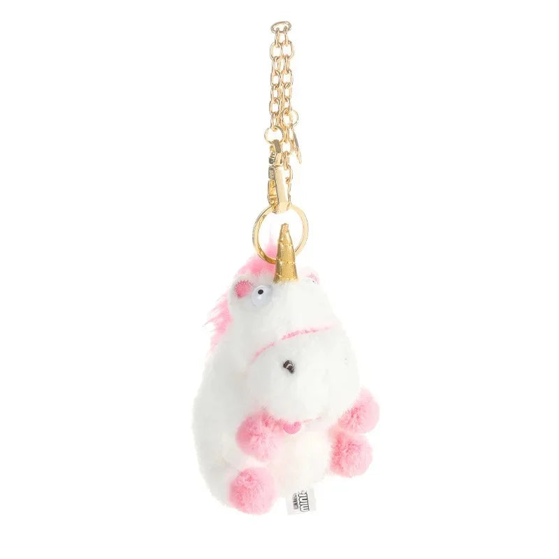 Cute Bear Plush Keychain Stuffed Animal Bag Charm Pendant
