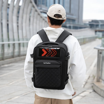 LED Display Laptop Backpack – Large Capacity Smart Bag