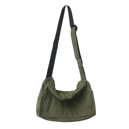Women's Canvas Crossbody Bag – Vintage Casual Shoulder Tote
