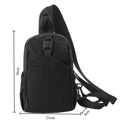 Chest Sling Bag for Hiking & Outdoors – Water-Resistant, Unisex