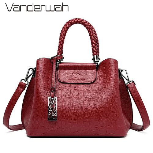 Luxury Stone Pattern Women's Handbag Crossbody Shoulder Bag