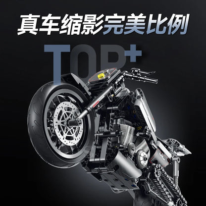 Motorcycle Building Blocks Set – 431pcs Chopper MOC Model Toy