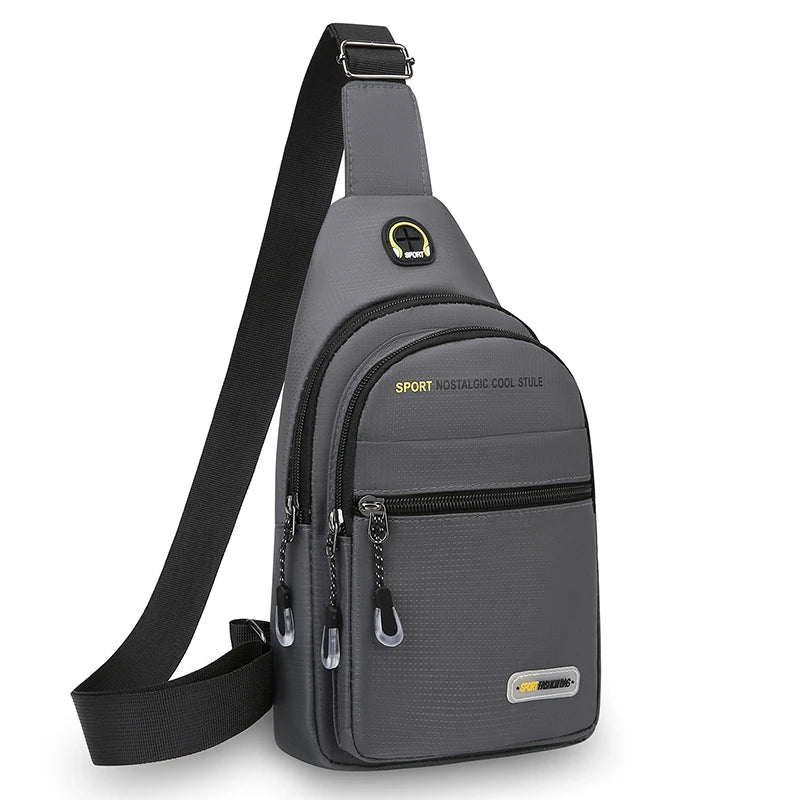 Men's Sling Bag – Multi-Pocket Lightweight Chest Pack