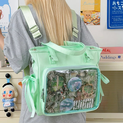Kawaii Ita Bag Large Capacity Nylon Crossbody Shoulder Bag
