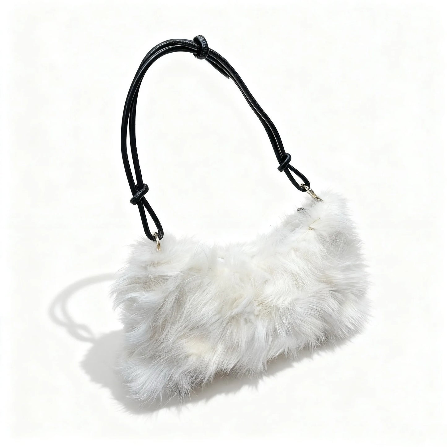 Faux Fur Shoulder Bag — Luxury Tote & Clutch Purse for Women
