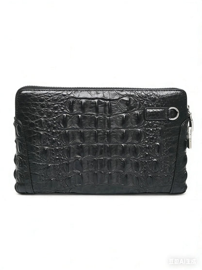 Genuine Crocodile Leather Men's Business Clutch Bag