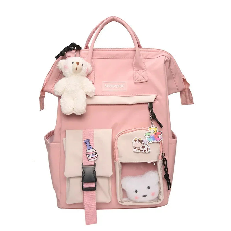 Kawaii Backpack for Women Teen Girls Cute School Bag