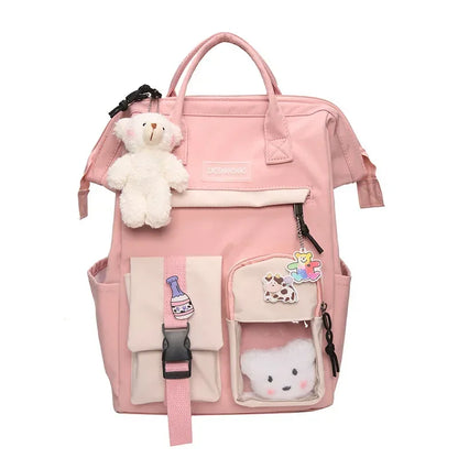 Kawaii Backpack for Women Teen Girls Cute School Bag