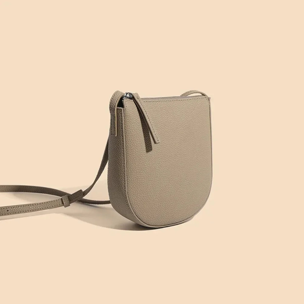 Genuine Leather Crossbody Bag for Women – Small Shoulder Phone Bag