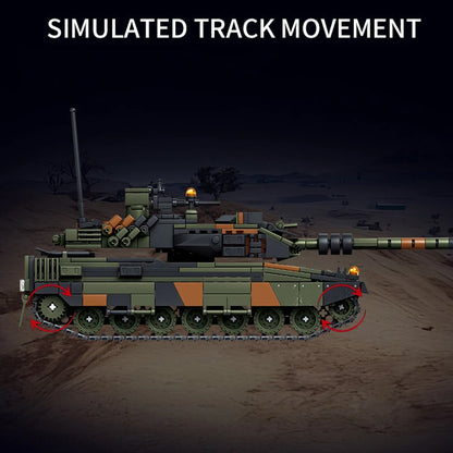 Leopard 2A6 Heavy Tank MOC Military Building Blocks Set