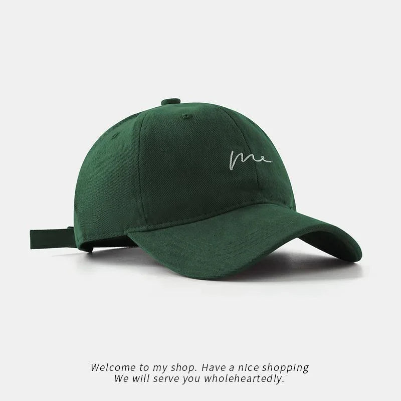 Bear Embroidered Baseball Cap – Unisex Large Brim Dad Hat