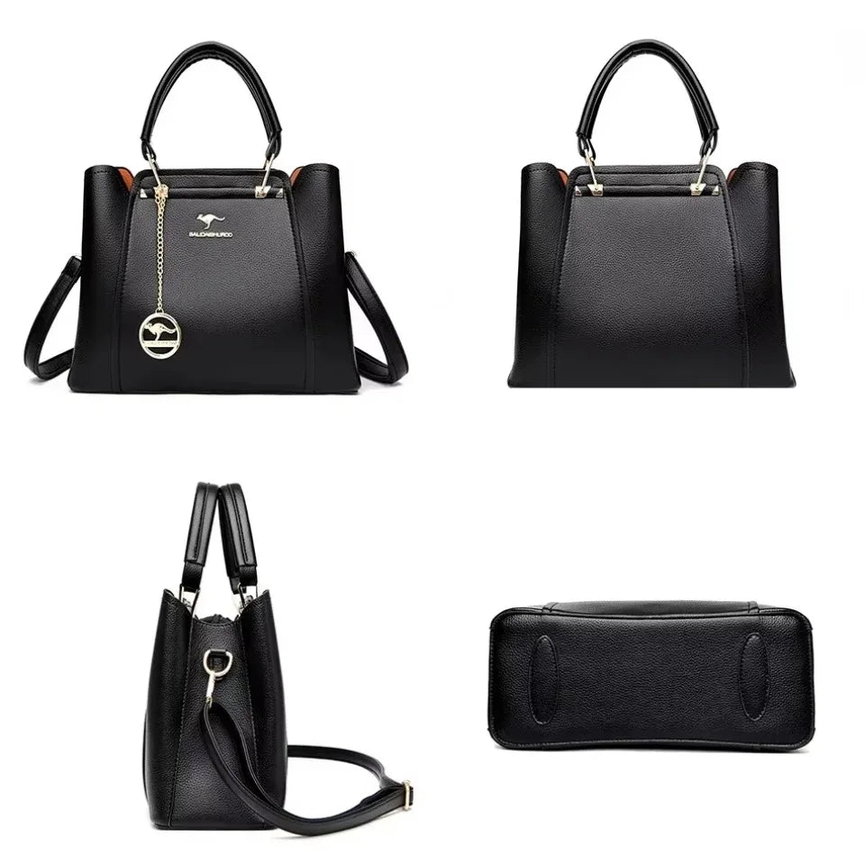 Large Capacity Leather Tote Bag for Women