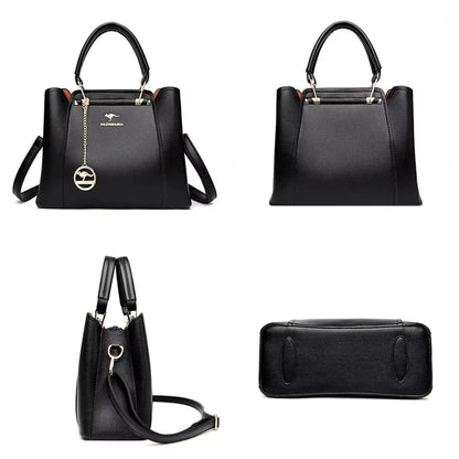 Large Capacity Leather Tote Bag for Women