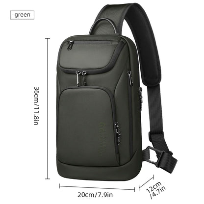 Men's Waterproof Crossbody Sling Bag – Fits 11" iPad