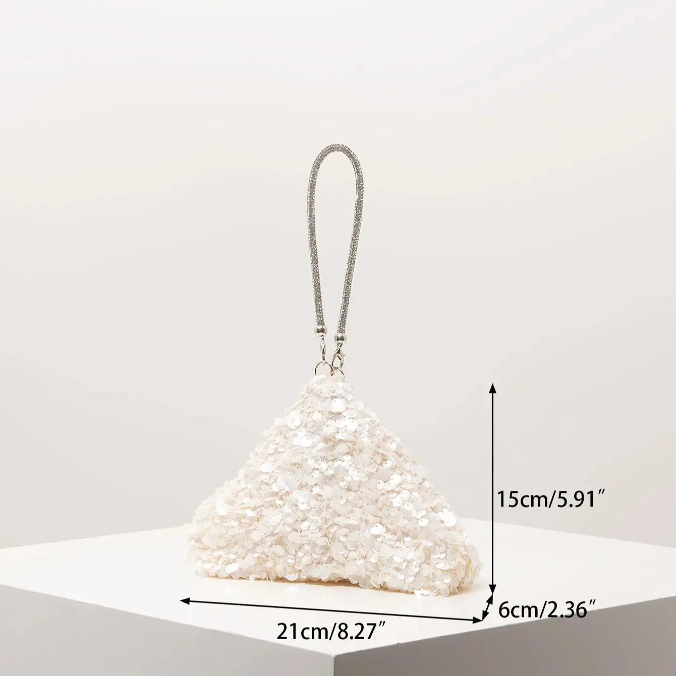 Sequin Mini Clutch Bag – Bridal Prom Evening Wristlet Purse