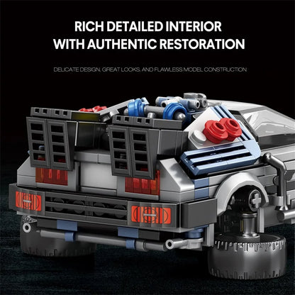 Back to the Future DeLorean Building Blocks Set – 405 Pcs MOC Model