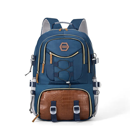 Men's Hiking Backpack with Shoe Compartment & Large Capacity