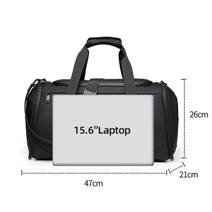 Large Gym Duffel Bag – Wet Dry Sport & Travel Bag