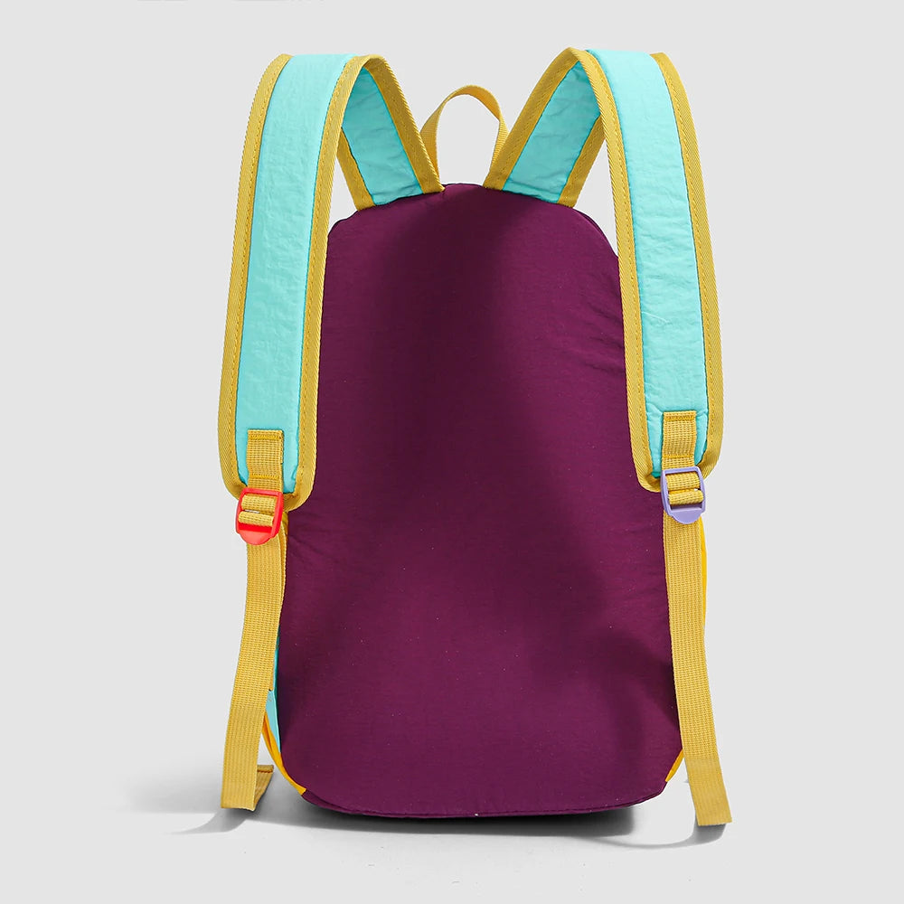 Lightweight Hiking Backpack – Color-Block Outdoor Sports Bag