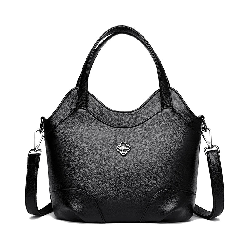 Leather Tote Shoulder Bag for Women – Luxury Handbag