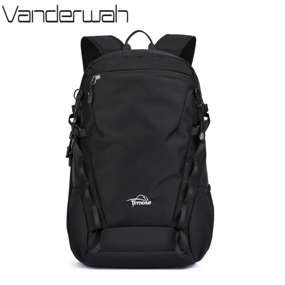 Large Capacity Hiking Backpack with Reflective Strip & Rescue Whistle