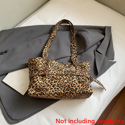 Leopard Print Large Capacity Women's Shoulder Bag