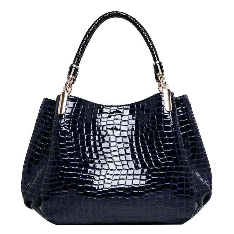 Leather Tote Shoulder Bag for Women – Large Crossbody Handbag