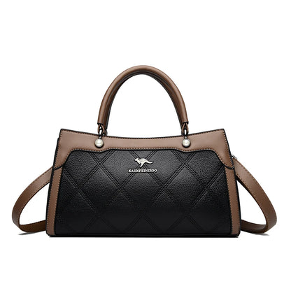 Luxury Leather Tote Bag for Women – Large Capacity Designer Handbag