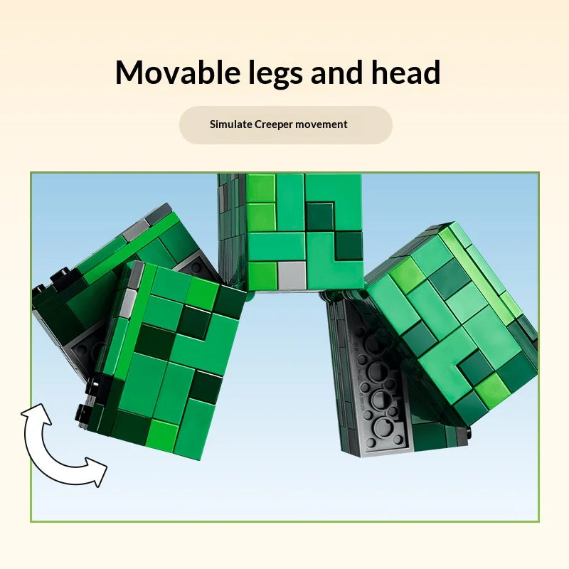 LEGO 21276 Minecraft Creeper Large Posable Building Figure Set