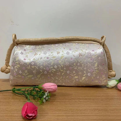 Chinese Silk Embroidery Handbag – Women's Floral Brocade Tote Bag