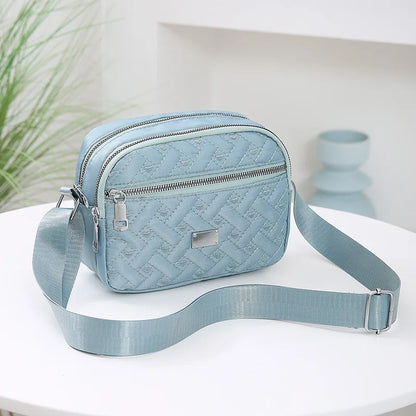 Quilted Crossbody Bag for Women – Lightweight Messenger Purse