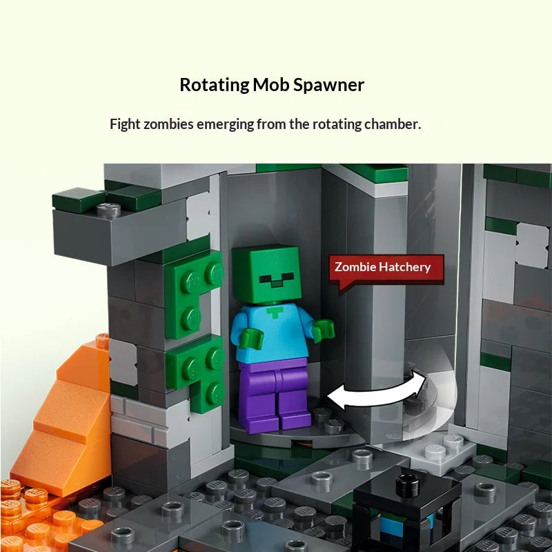 LEGO Minecraft Zombie Dungeon 21587 – 284-Piece Building Set
