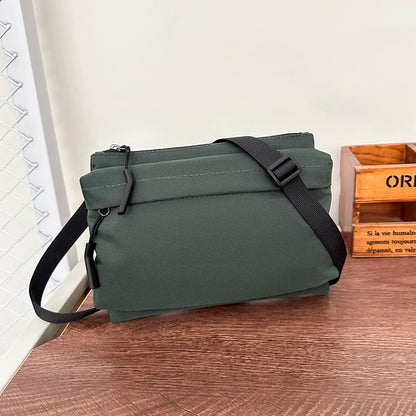 Waterproof Nylon Crossbody Messenger Bag – Unisex Shoulder Bag