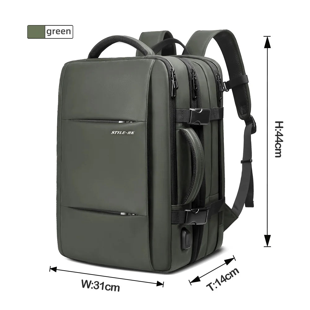 Waterproof Anti-Theft Laptop Backpack 15.6" – Business Travel Bag for Men