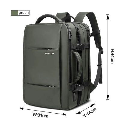 Waterproof Anti-Theft Laptop Backpack 15.6" – Business Travel Bag for Men