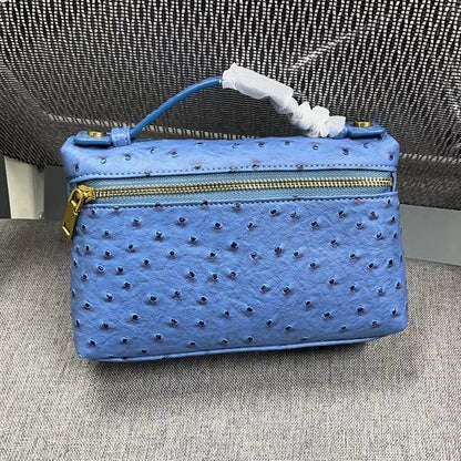 Women S Bag Ostrich Small Cow Leather Shoulder Bags Crossbody Handbags Clutch Luxury Designers