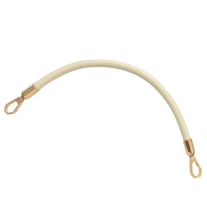 40cm PU Leather Bag Handle Strap with Gold Chain Buckle