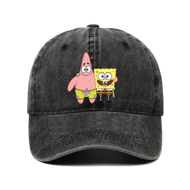 SpongeBob & Patrick Baseball Cap – Adjustable Cartoon Hat