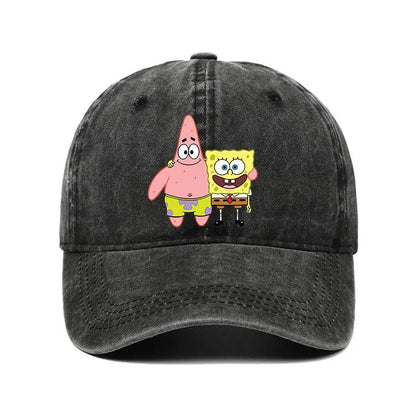 SpongeBob & Patrick Baseball Cap – Adjustable Cartoon Hat